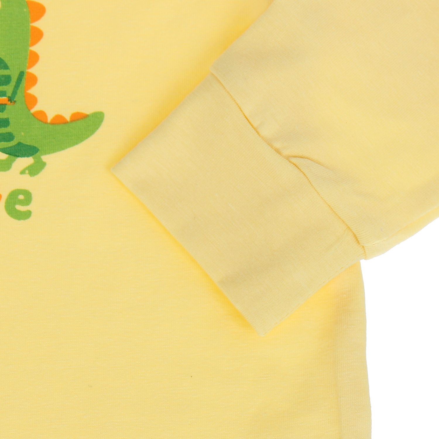 Áo sơ sinh cài vai tay dài Kiza (Vàng) hình 2