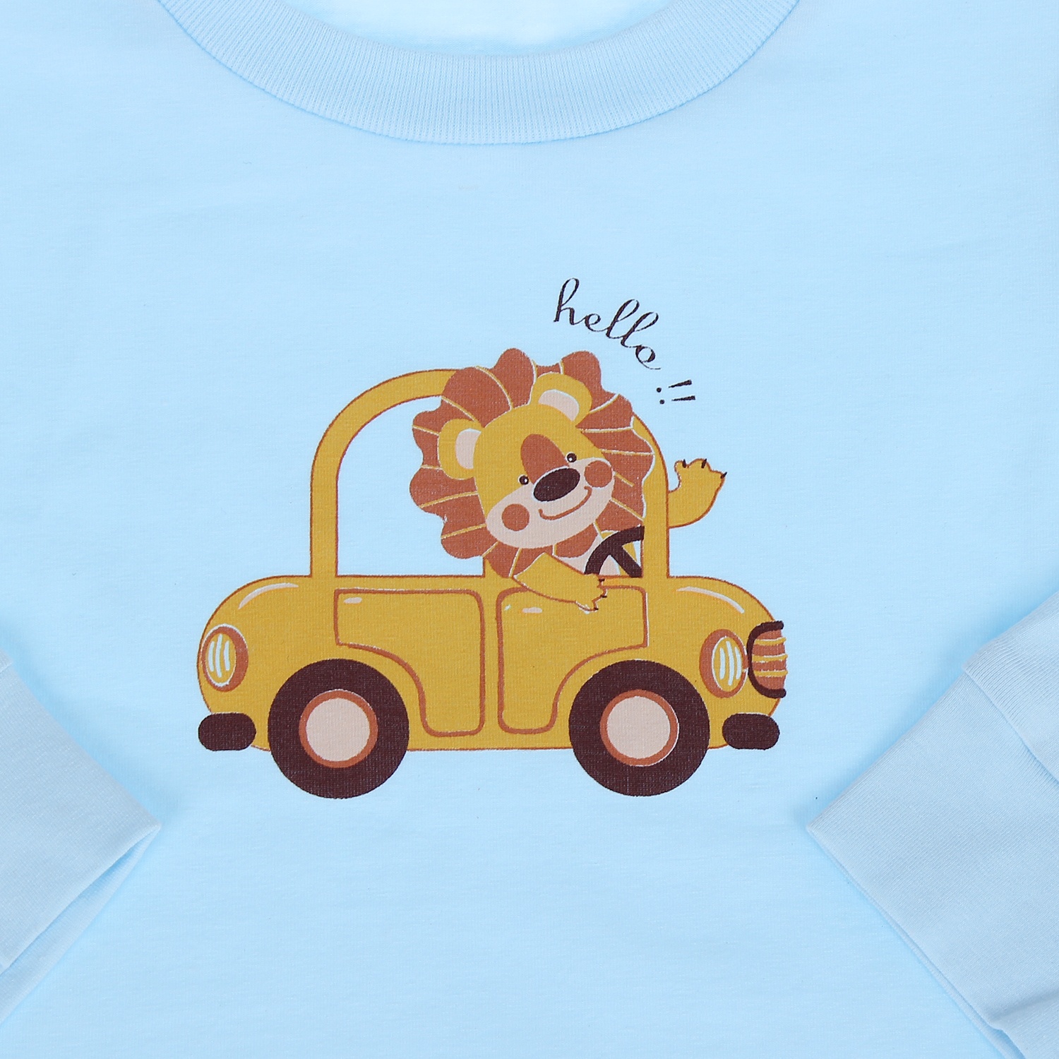 Áo sơ sinh dài tay Kiza (Xanh dương) hình 4