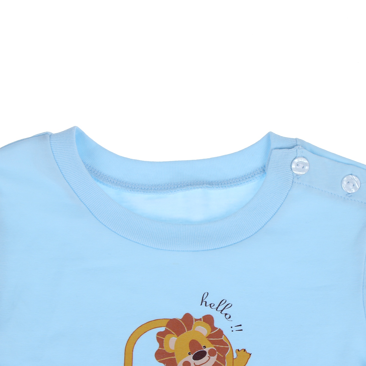 Áo sơ sinh dài tay Kiza (Xanh dương) hình 3