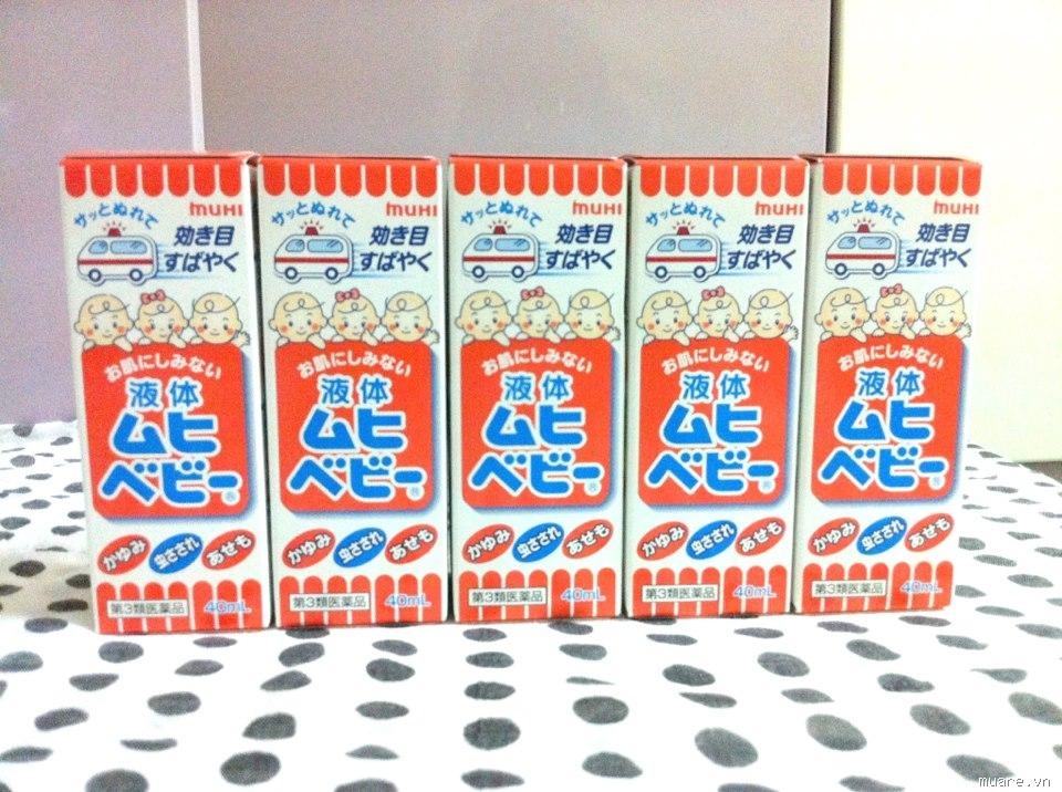 Lăn trị muỗi nhật bản Muhi 40ml hình 1