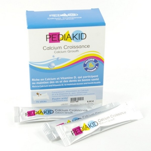 Thực phẩm chức năng Pediakid Calcium Croissance bổ sung Canxi hình 1