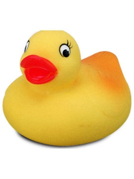 Đồ chơi bóp chíp ( Chú vịt lông vàng) Toy-35 hình 1