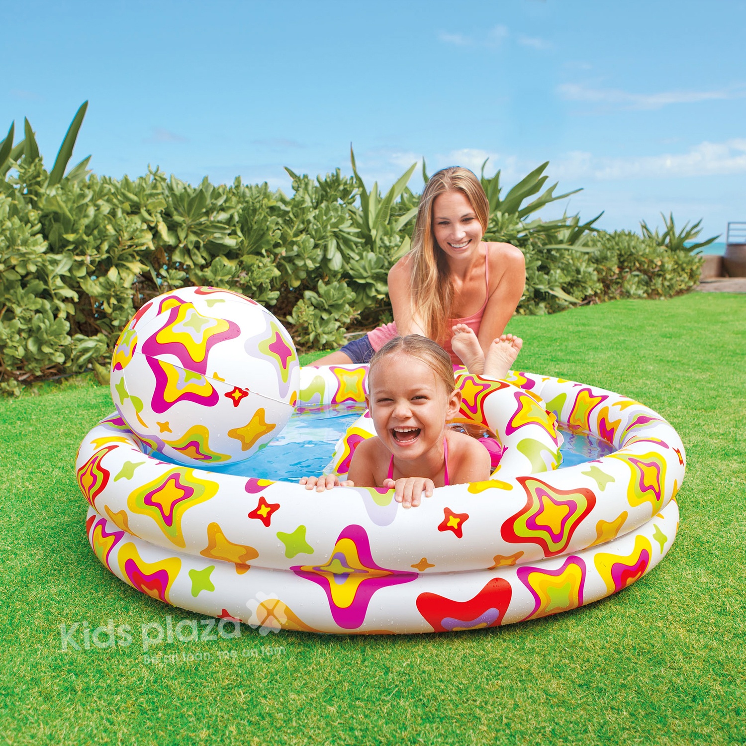 Bể bơi phao với 3 chi tiết chính hãng INTEX 59460 hình 1