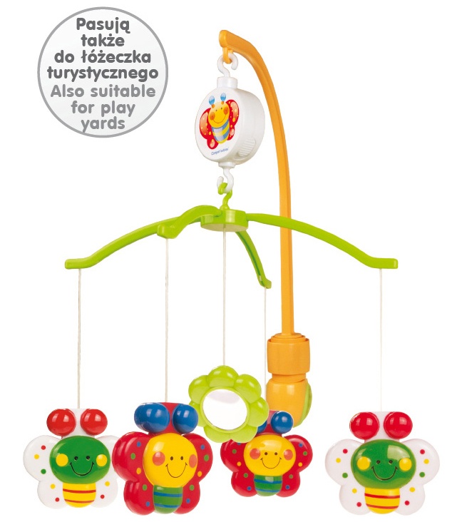Đồ treo nôi cũi có nhạc hình bướm Canpol 2/172 hình 1