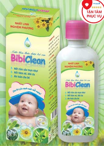 Nước tắm thảo dược BibiClean 250ml hình 2