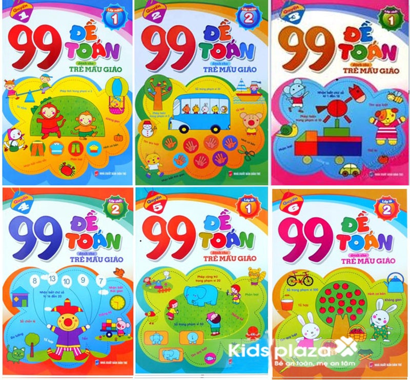  99 đề toán dành cho trẻ mẫu giáo hình 3