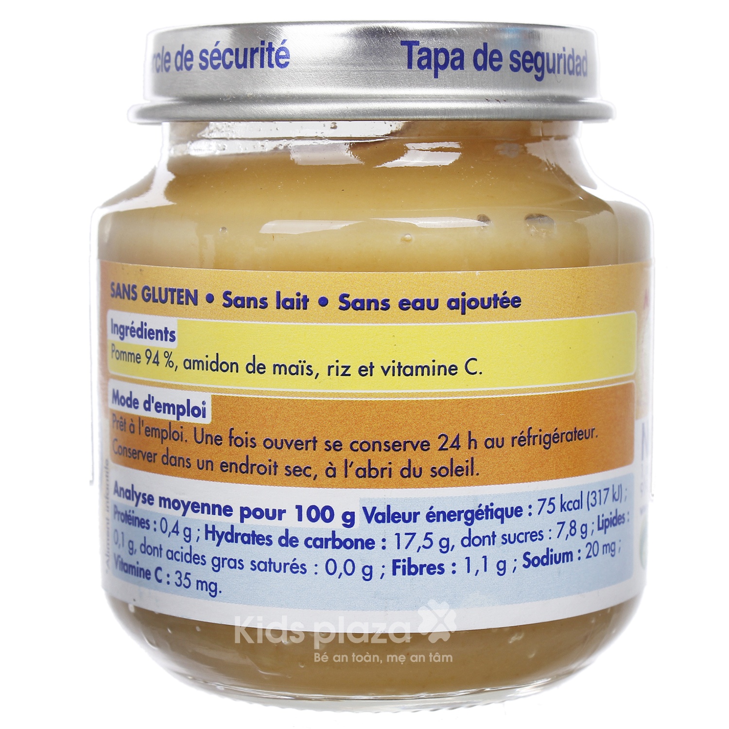 Dinh dưỡng đóng lọ Nutriben vị Lê 130g hình 2