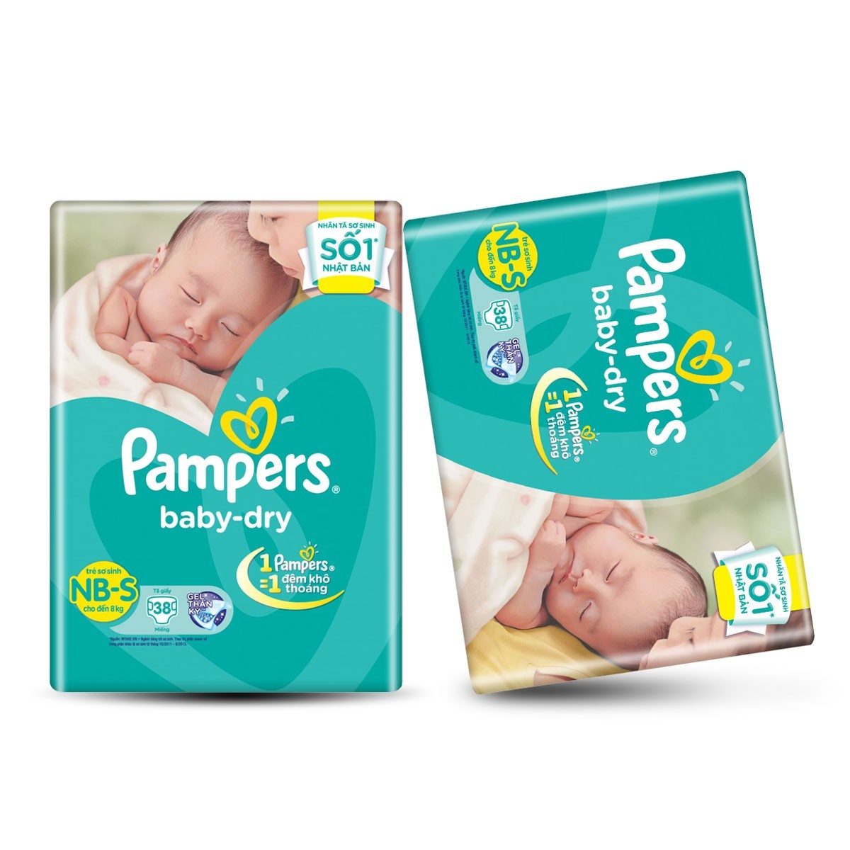 Bỉm Pampers S38 miếng (3-8kg) hình 1