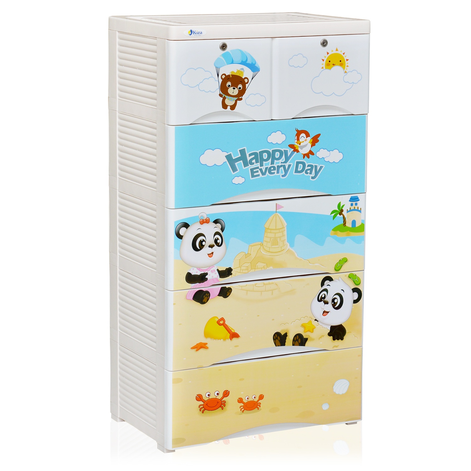 Tủ nhựa Kiza 5 tầng 6 ngăn Tủ nhựa Kiza 5 tầng 6 ngăn hình 1