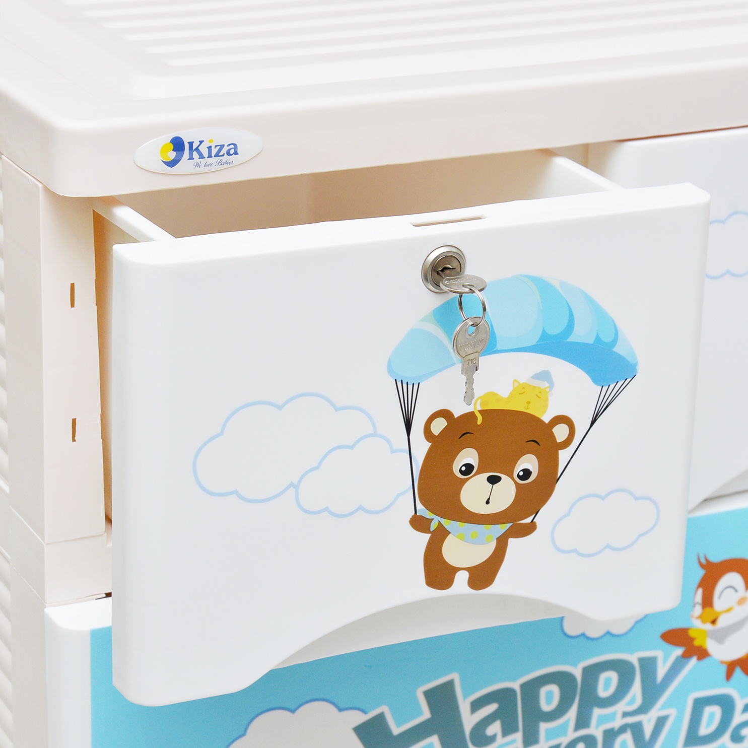 Tủ nhựa Kiza 5 tầng 6 ngăn hình 4