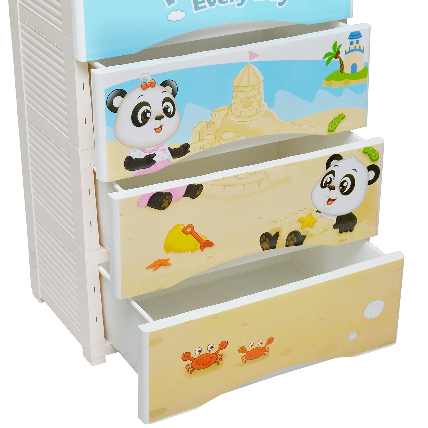 Tủ nhựa Kiza 5 tầng 6 ngăn hình 2