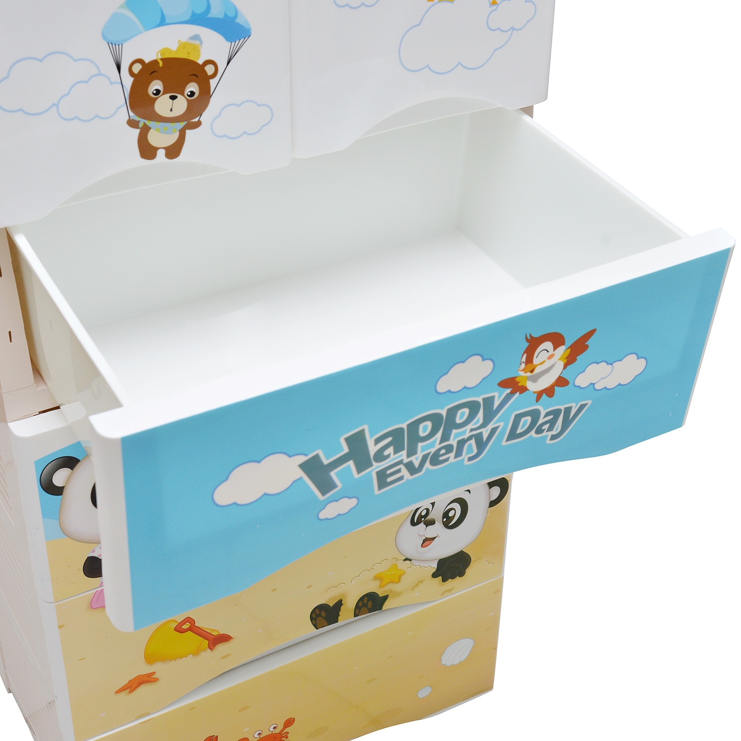 Tủ nhựa Kiza 5 tầng 6 ngăn hình 3