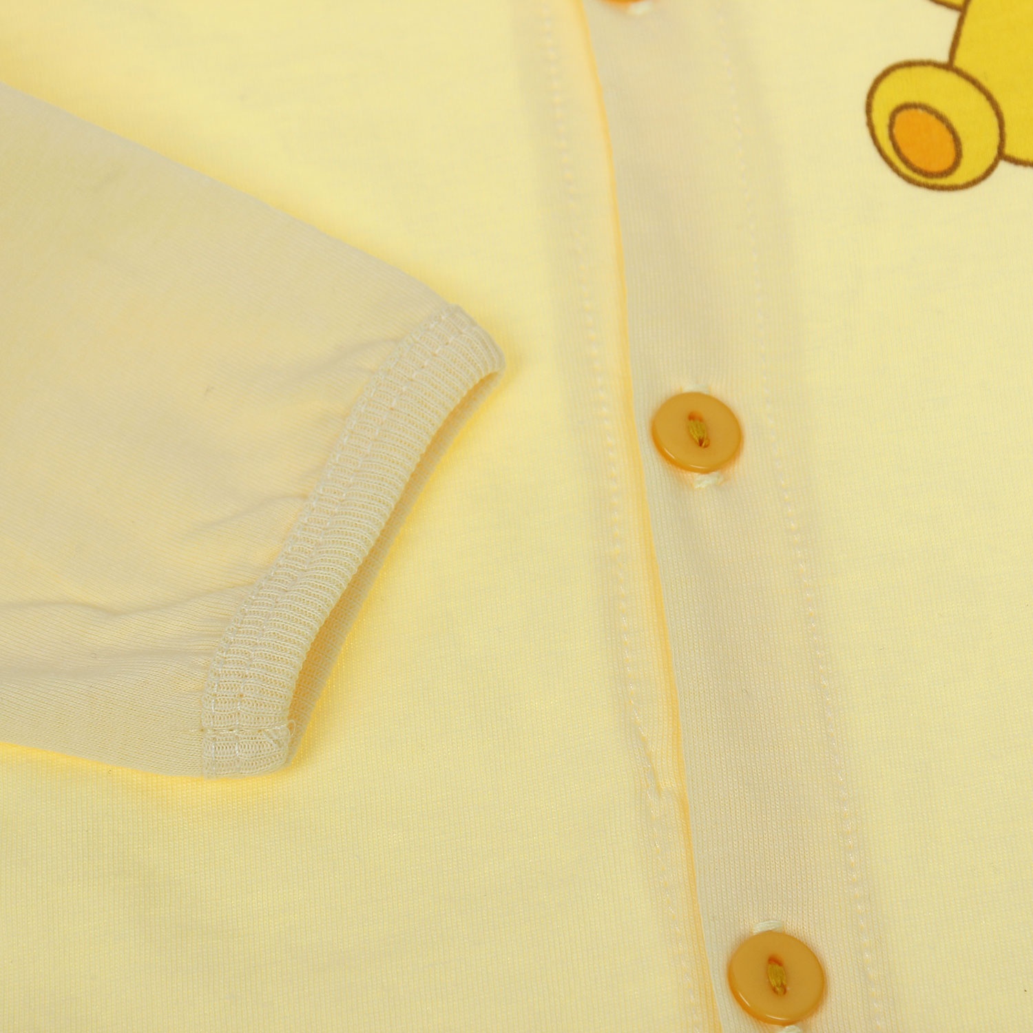 Áo sơ sinh cài giữa tay dài Kiza mỏng hình 4