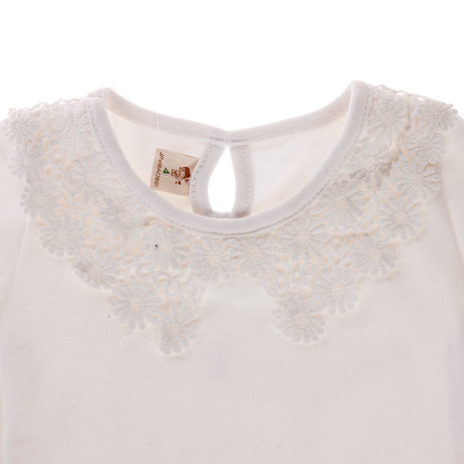 Áo dài cotton có túi bé gái 0318 hình 2