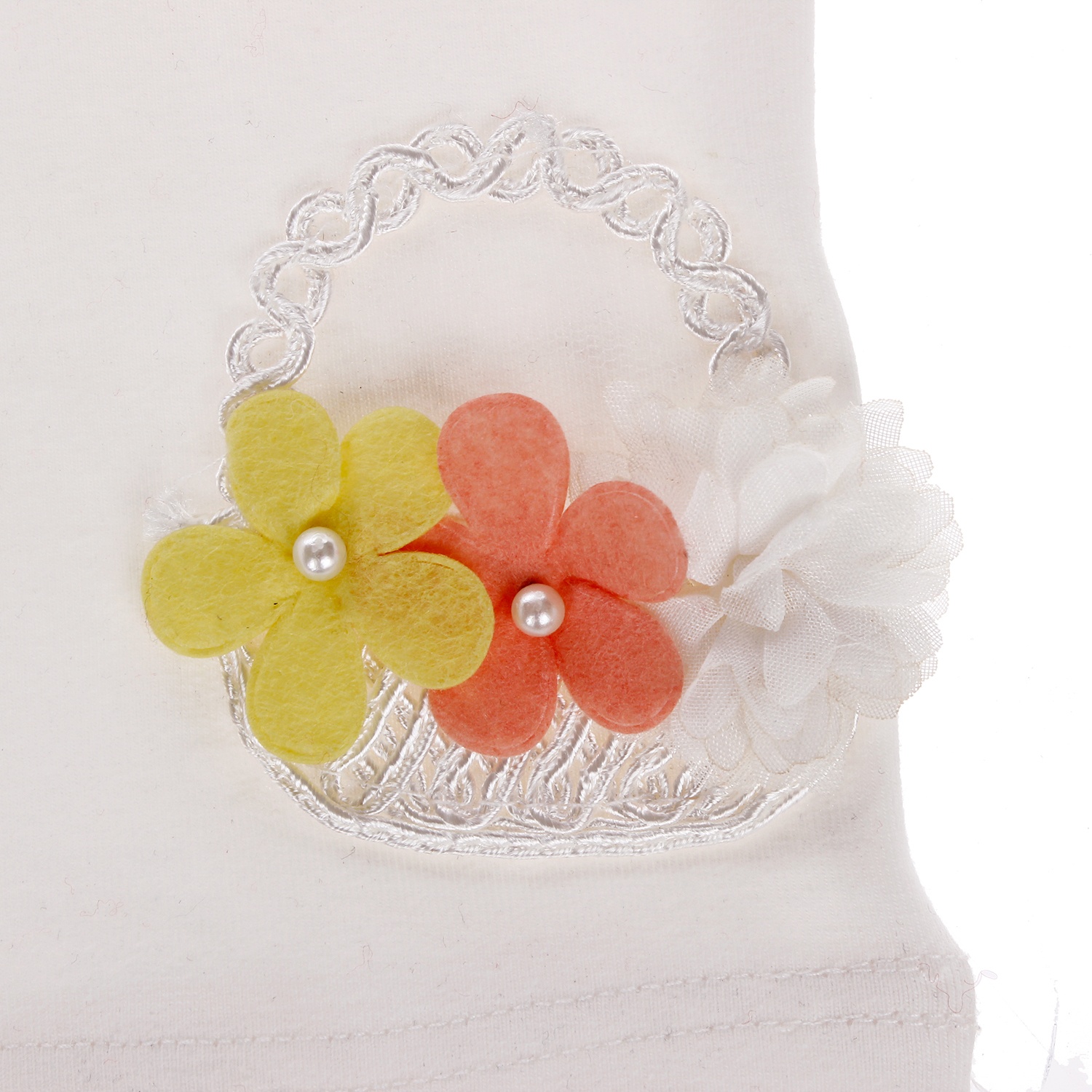 Áo dài cotton có túi bé gái 0318 hình 3