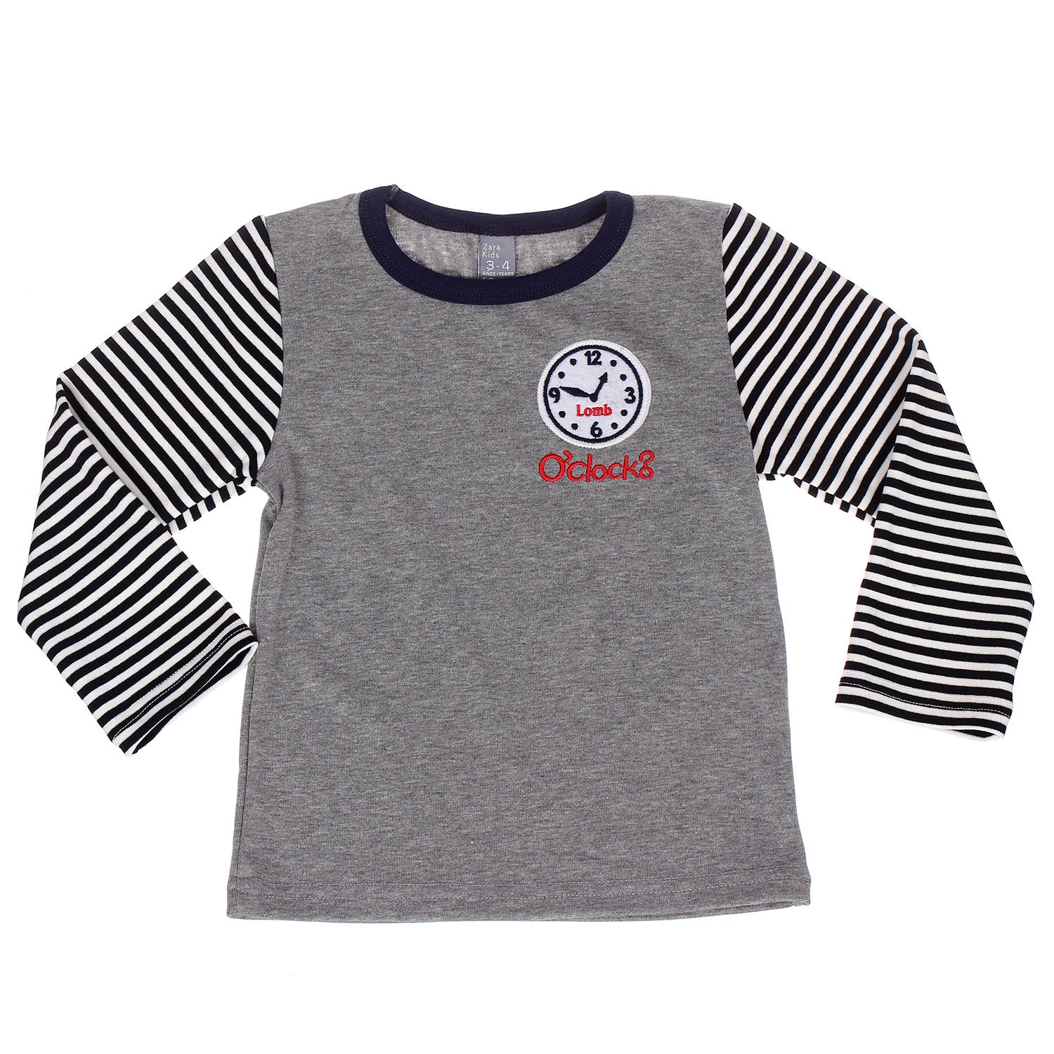 Áo dài bé trai tay kẻ sọc HM5158 hình 3