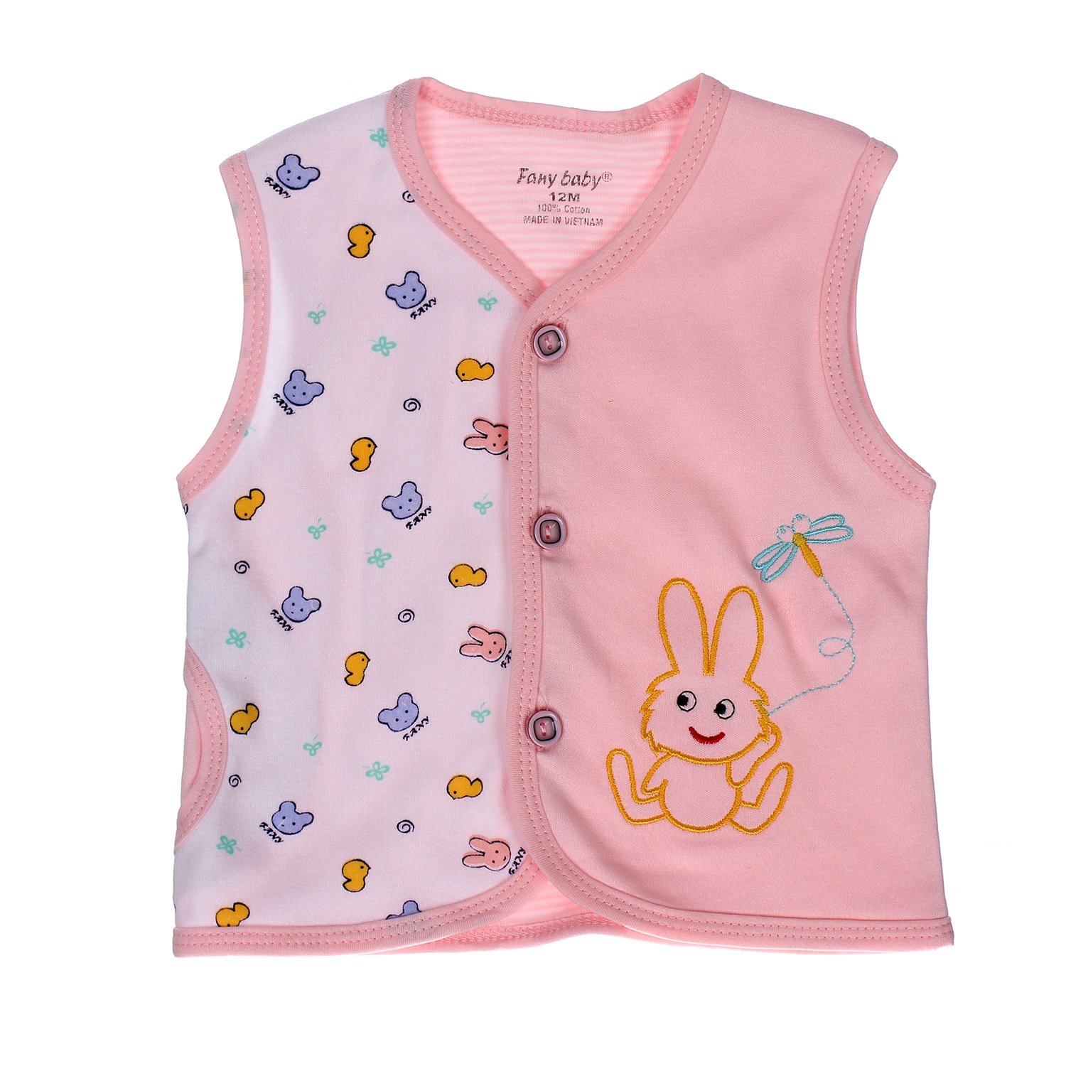 Áo Gile thêu hình thỏ Fany hình 5