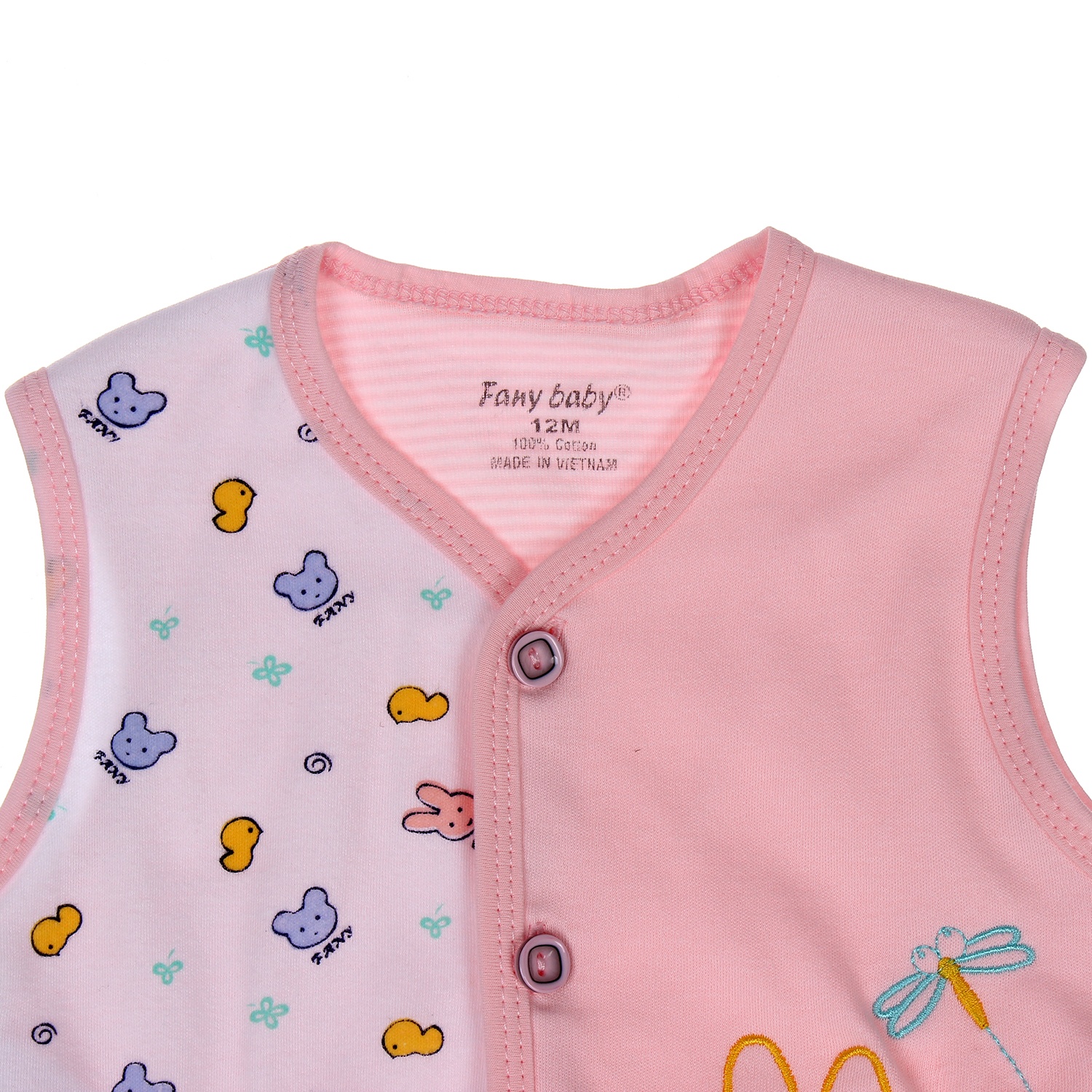 Áo Gile thêu hình thỏ Fany hình 1