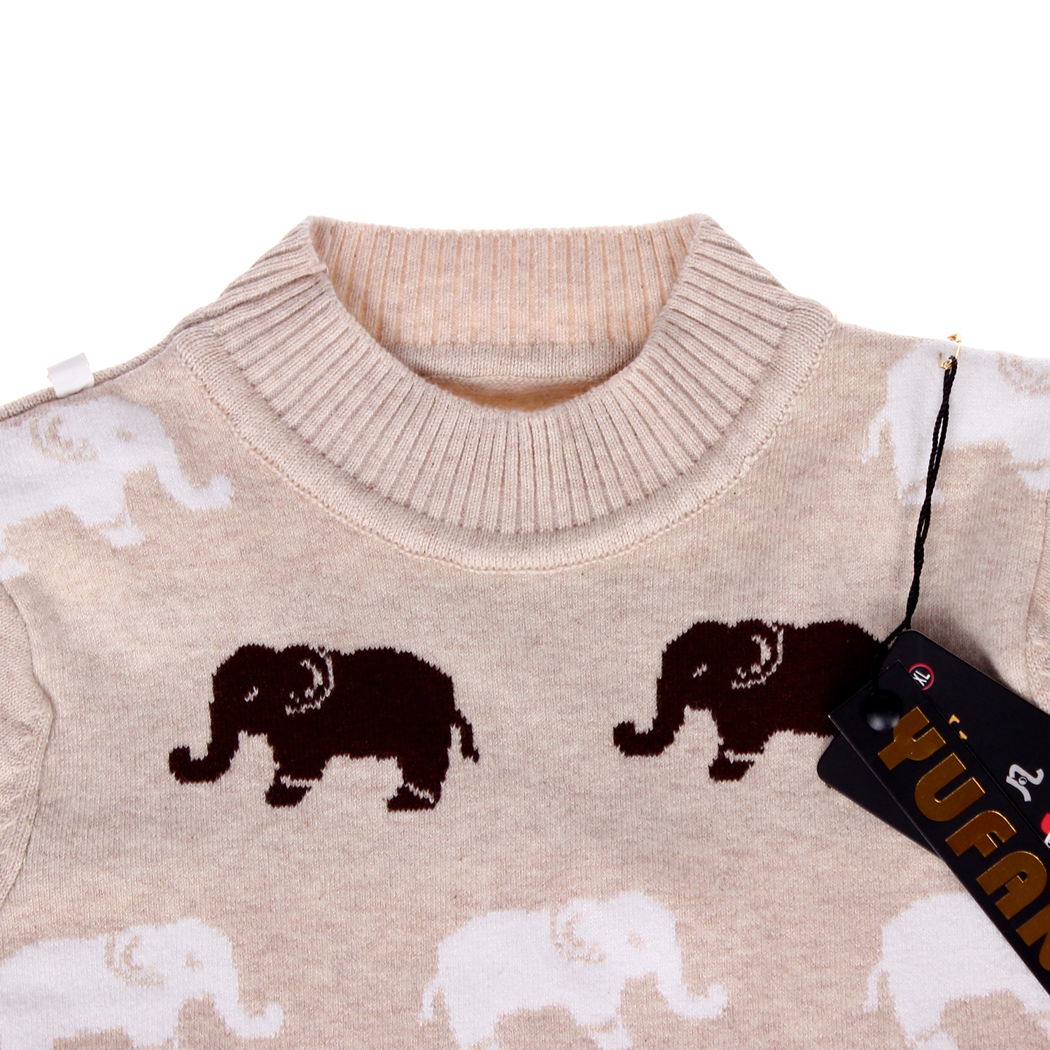 Áo len thời trang nam hình voi YuFan BL hình 1