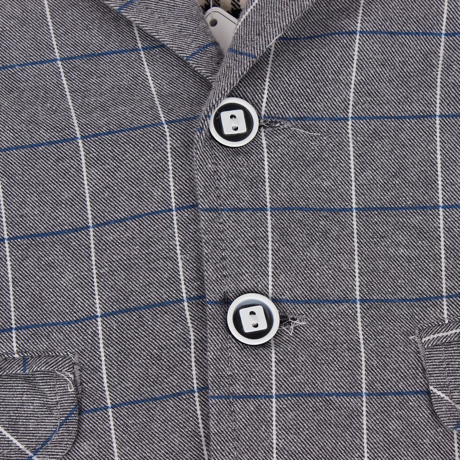 Áo veston kẻ dài tay 0522 (bé trai) hình 2