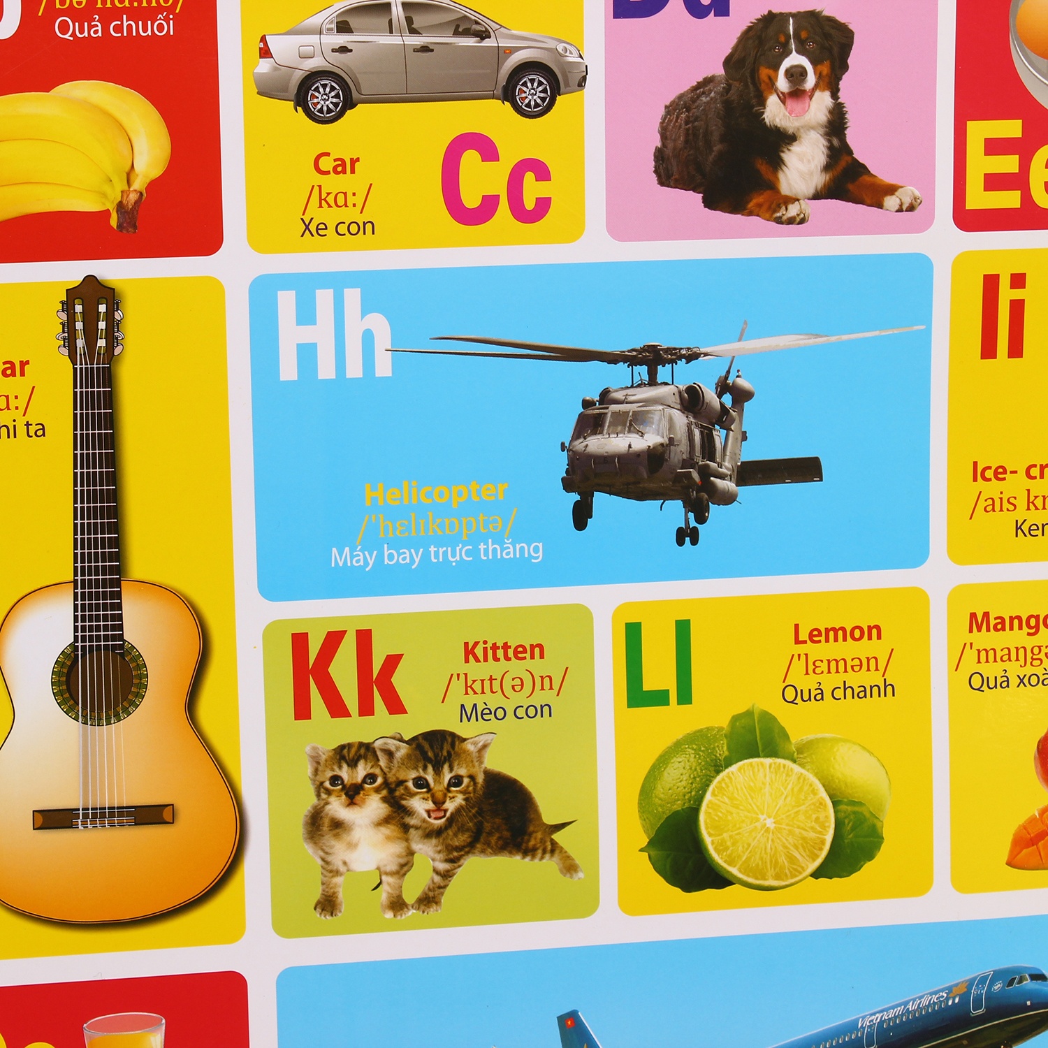 Tranh dán Poster nhiều màu sắc hình 2