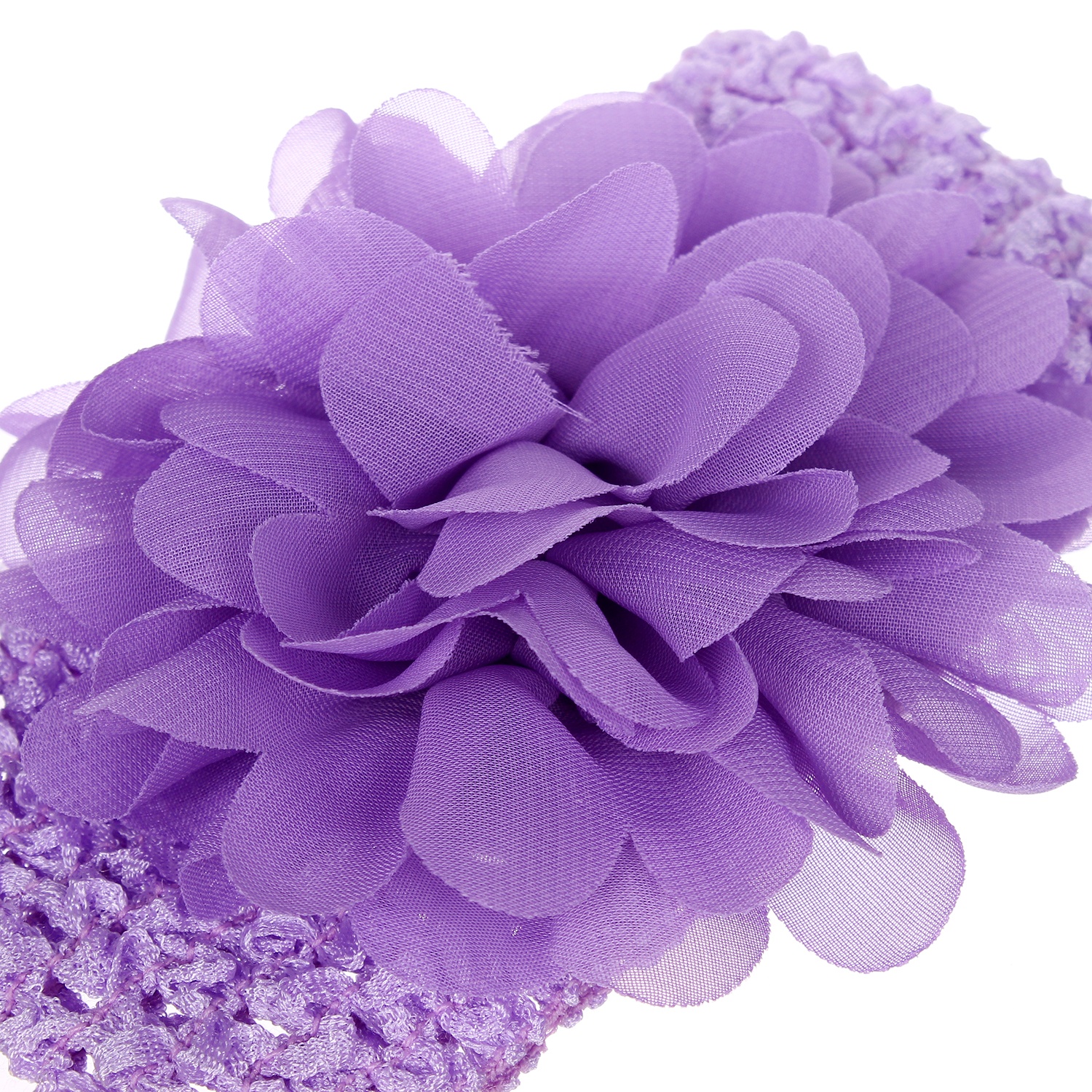 Băng đô hoa voan Handmade hình 2