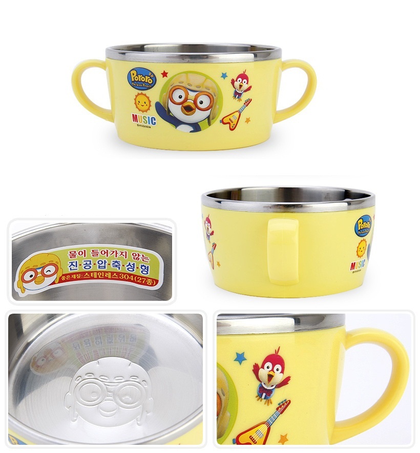 Bát inox loại bé Pororo 8918 hình 1
