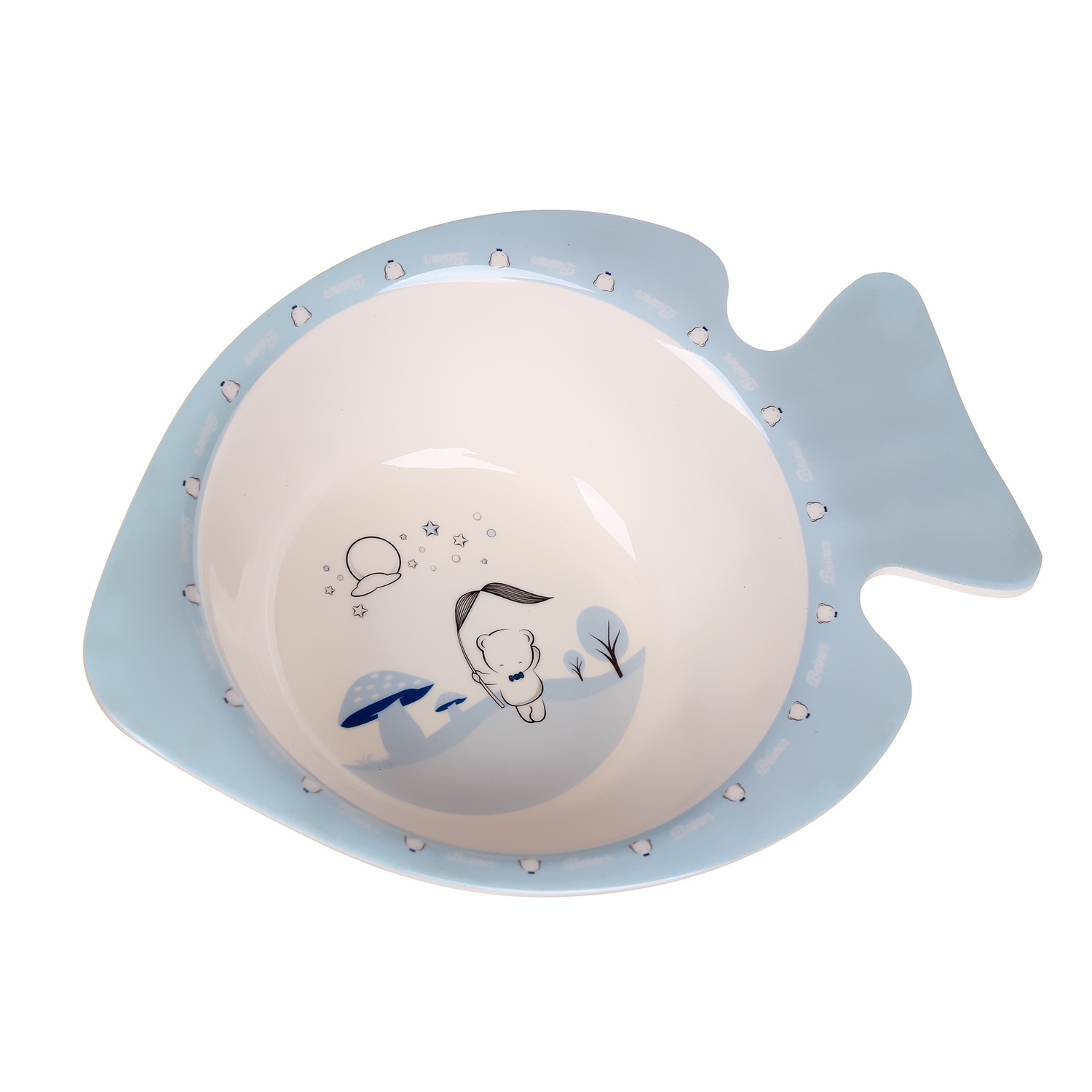 Bát tập ăn Beiner cá to 6503 hình 2