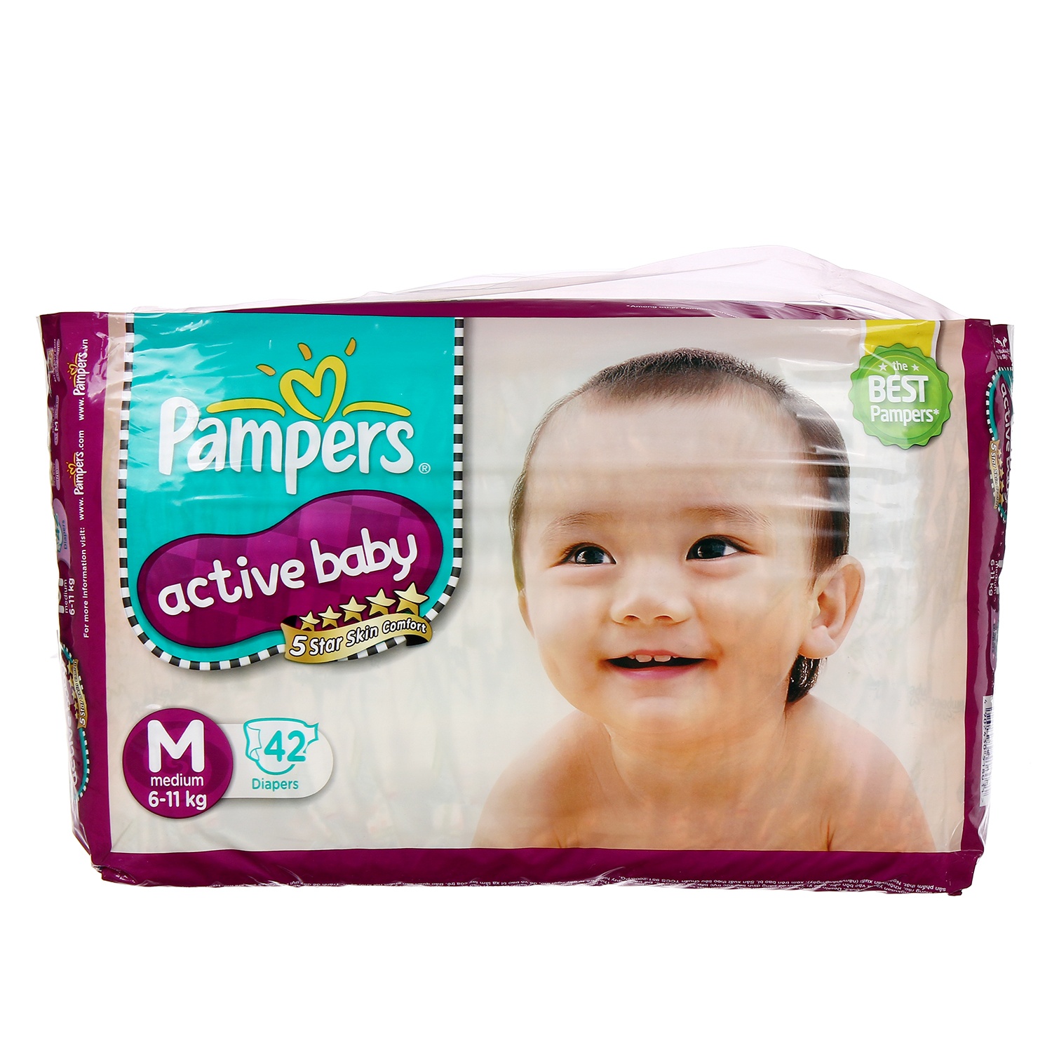 Bỉm dán Pampers CC M42 hình 1