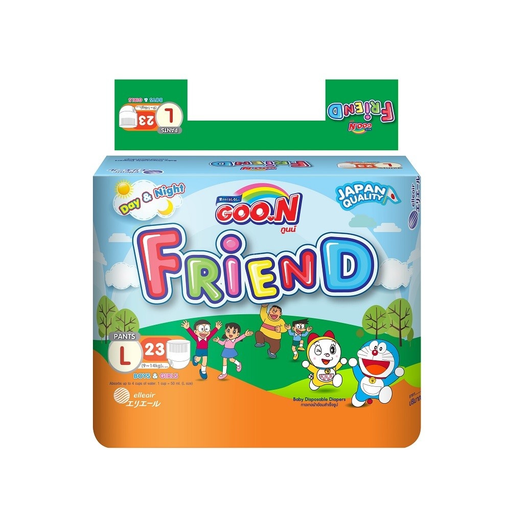 Bỉm - Tã quần Goon Friend size L - 23 miếng (cho bé 9 - 14kg) hình 1