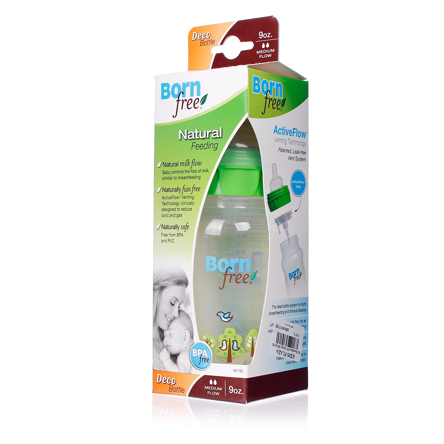Bình sữa Born free nhựa PP 260ml BF46190 hình 1