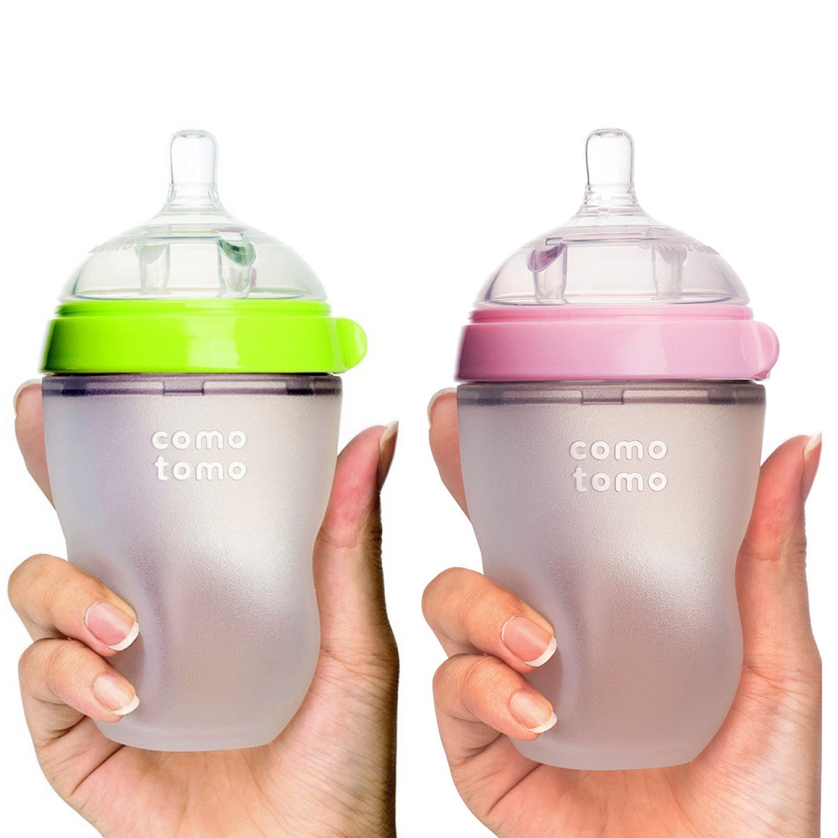 Bình Comotomo 250ml làm từ chất liệu silicone an toàn