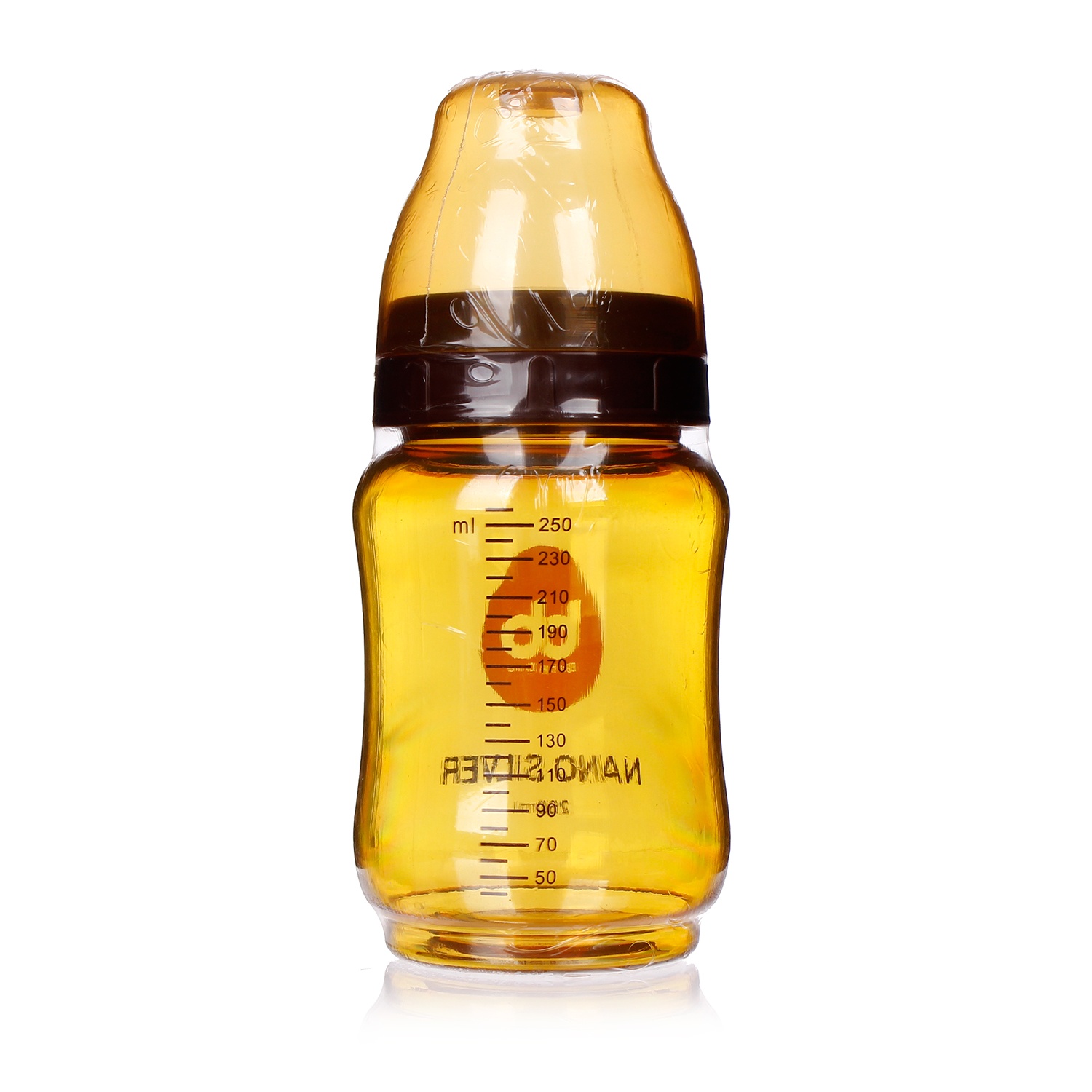 Bình sữa Nano Silver 260ml Baby One cổ rộng hình 2