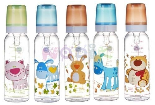 Bình sữa trang trí hình các con vật Canpol 11/841 hình 2