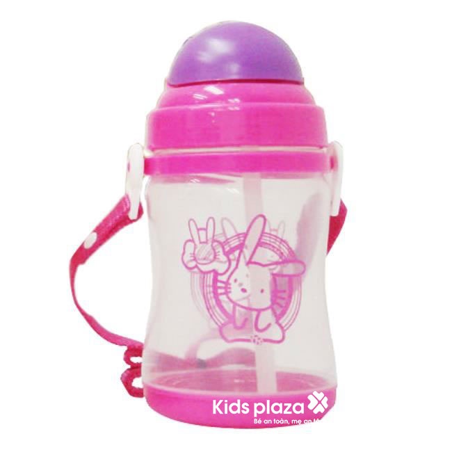 Bình uống nước có ống hút Lucky Baby 595022 hình 3
