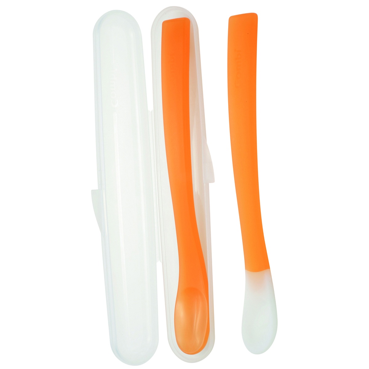 Bộ 2 thìa tập ăn nhựa 81083 Combi 1 Bộ 2 thìa tập ăn nhựa 81083 Combi hình 1