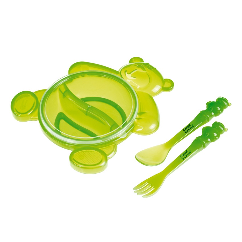 Bộ ăn dặm hình gấu Canpol 2/422 hình 1