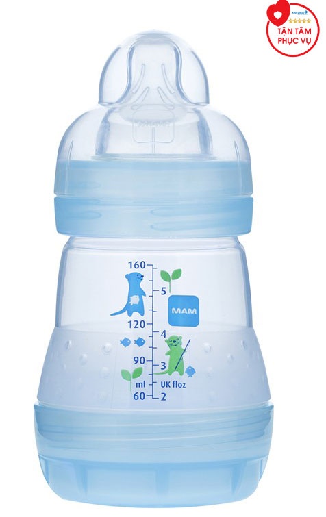 Bình sữa chống đầy hơi MAM 160ml hình 1