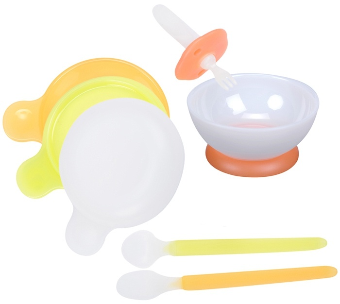 Bộ đồ ăn bước 1 Combi 1 Bộ đồ ăn bước 1 Combi hình 1