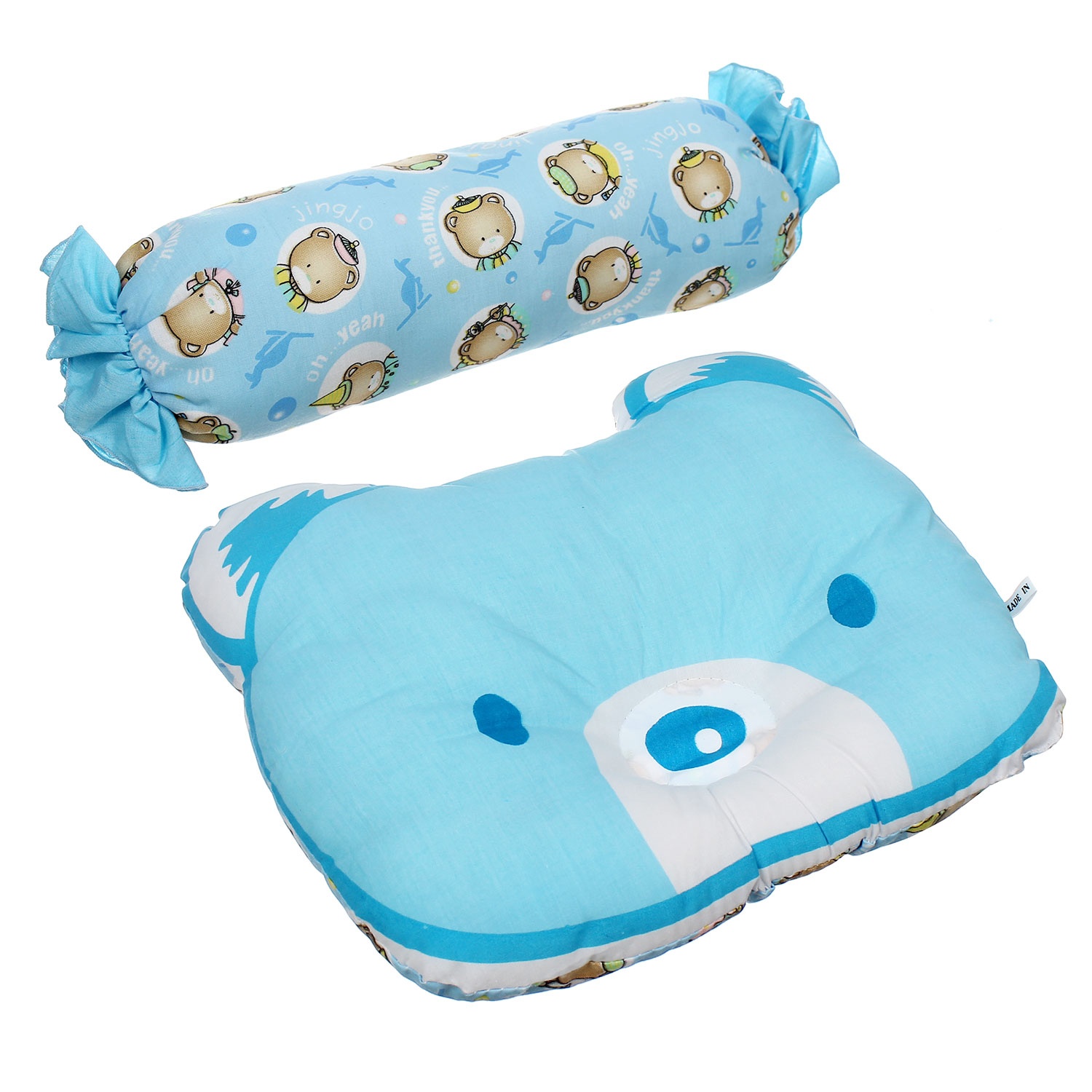 Bộ gối + gối ôm mặt gấu 1811 hình 1