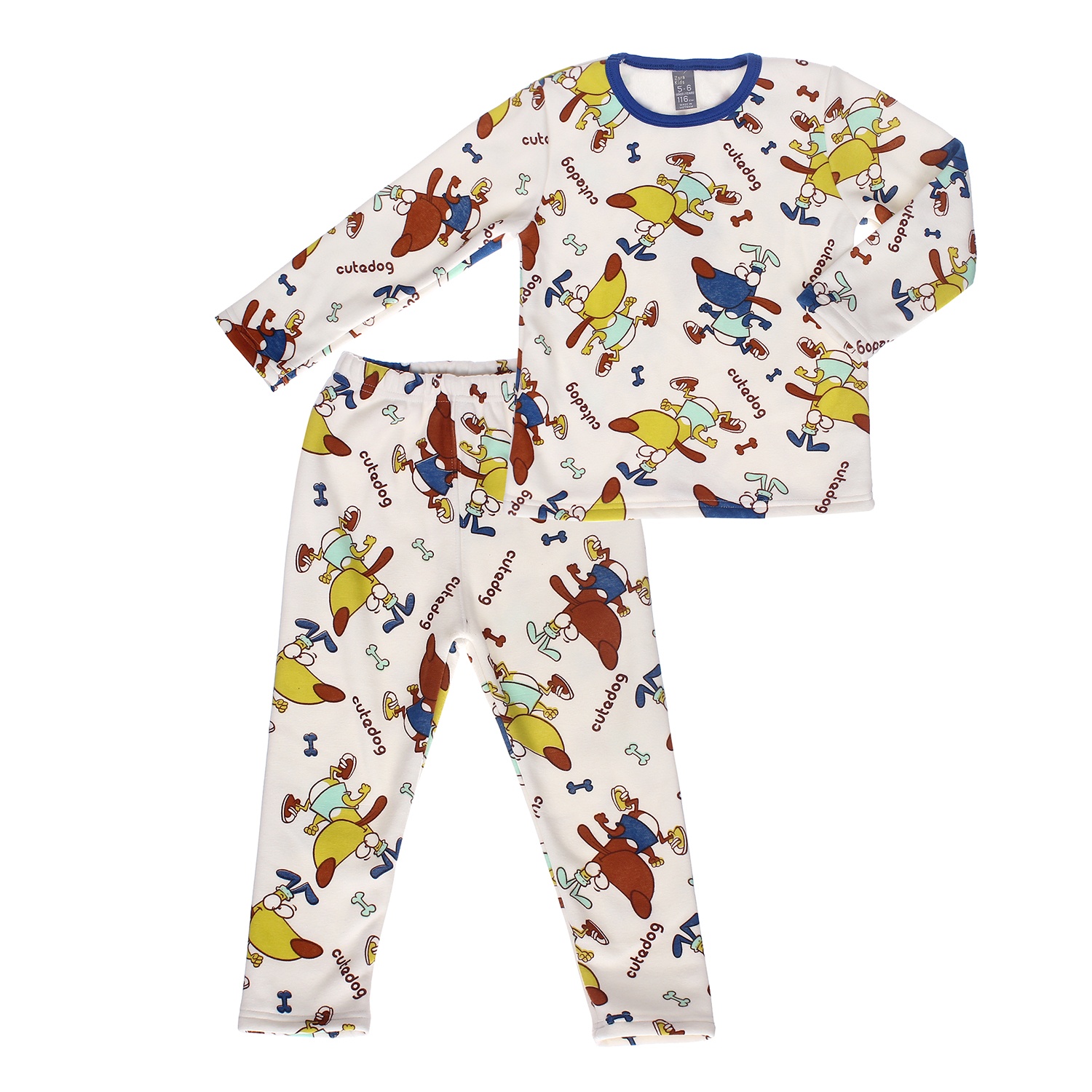 Bộ nỉ lót lông in hình HM5192 hình 5