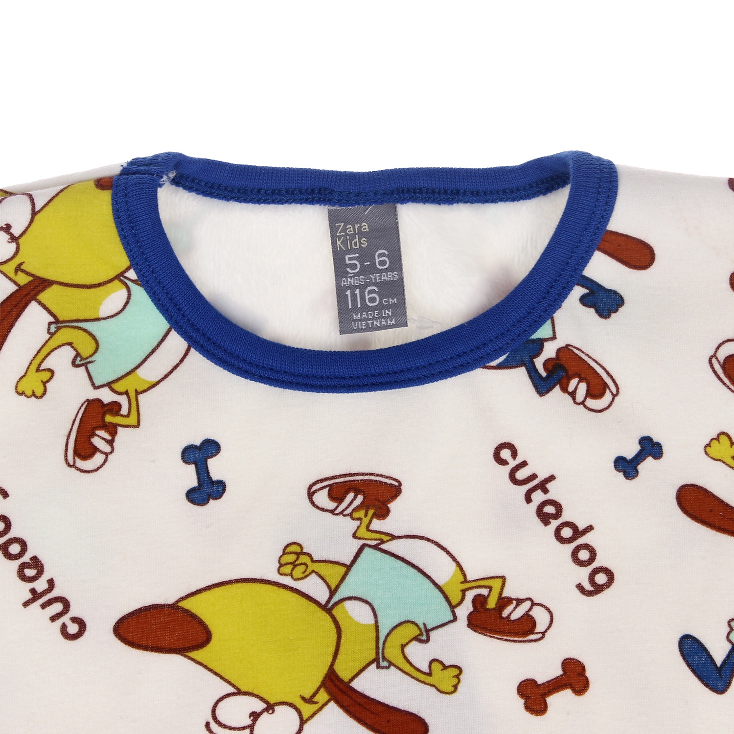 Bộ nỉ lót lông in hình HM5192 hình 3