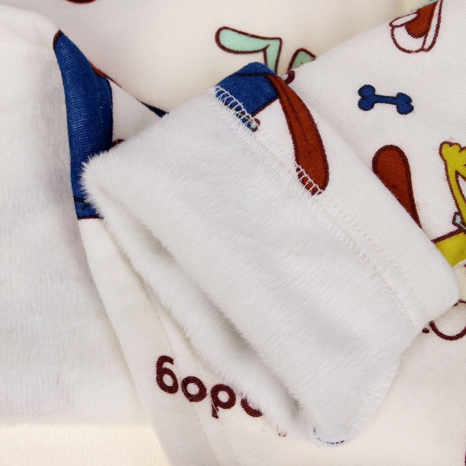 Bộ nỉ lót lông in hình HM5192 hình 1