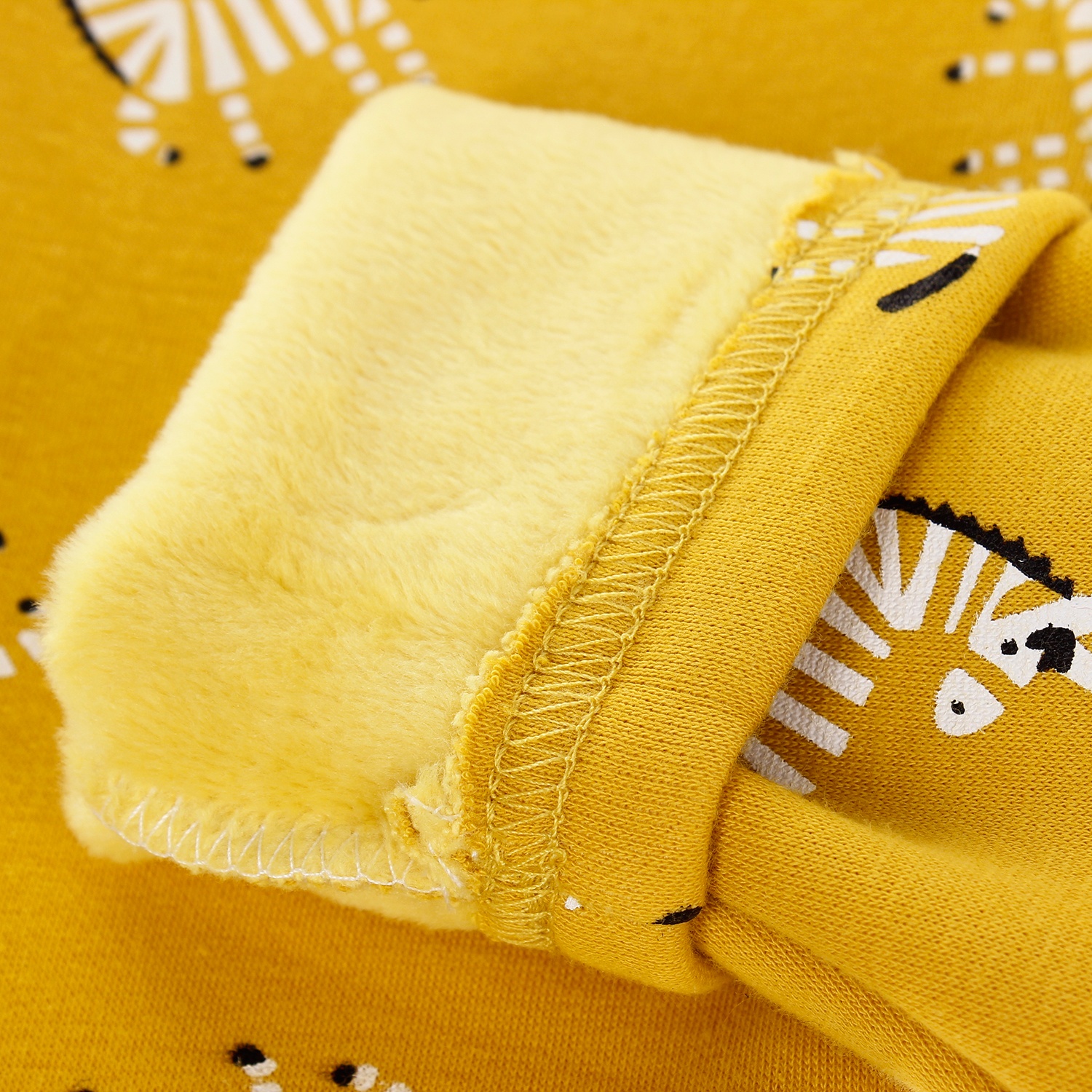 Bộ nỉ lót lông in ngựa 5860  hình 3