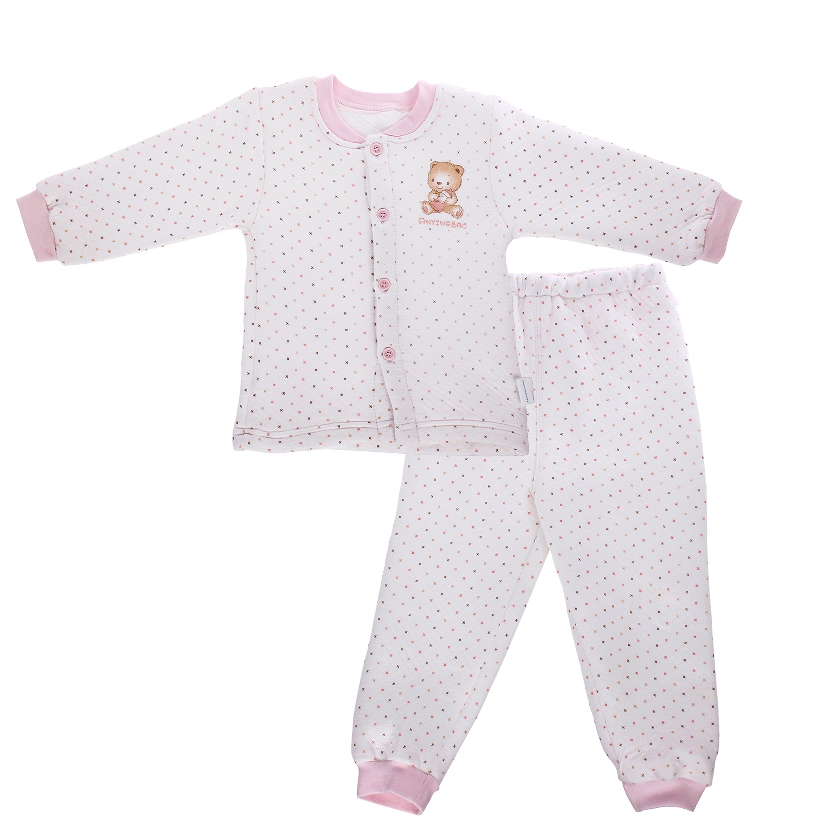 Bộ quần áo trần bông AY7737 hình 2