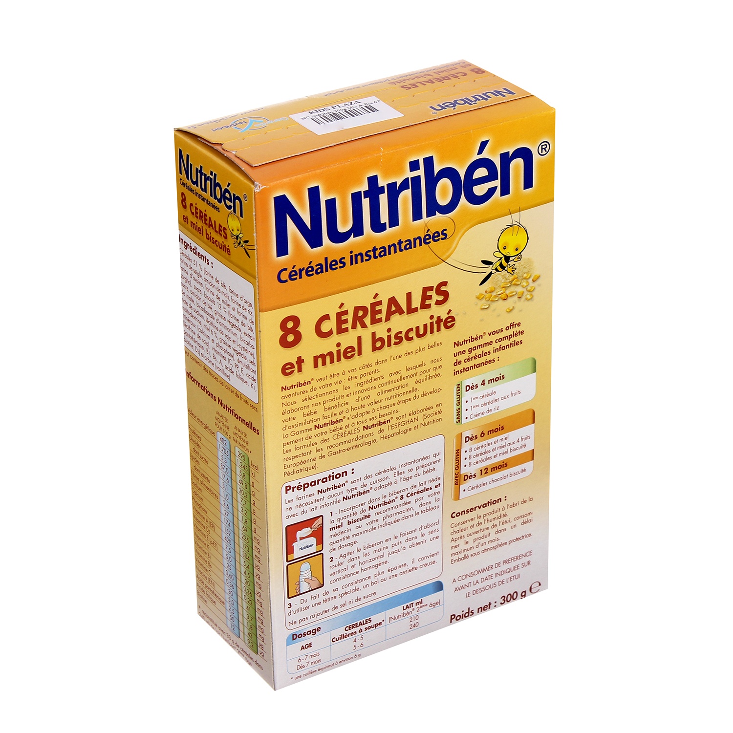 Bột ngũ cốc mật ong Nutriben 300g 6T hình 2