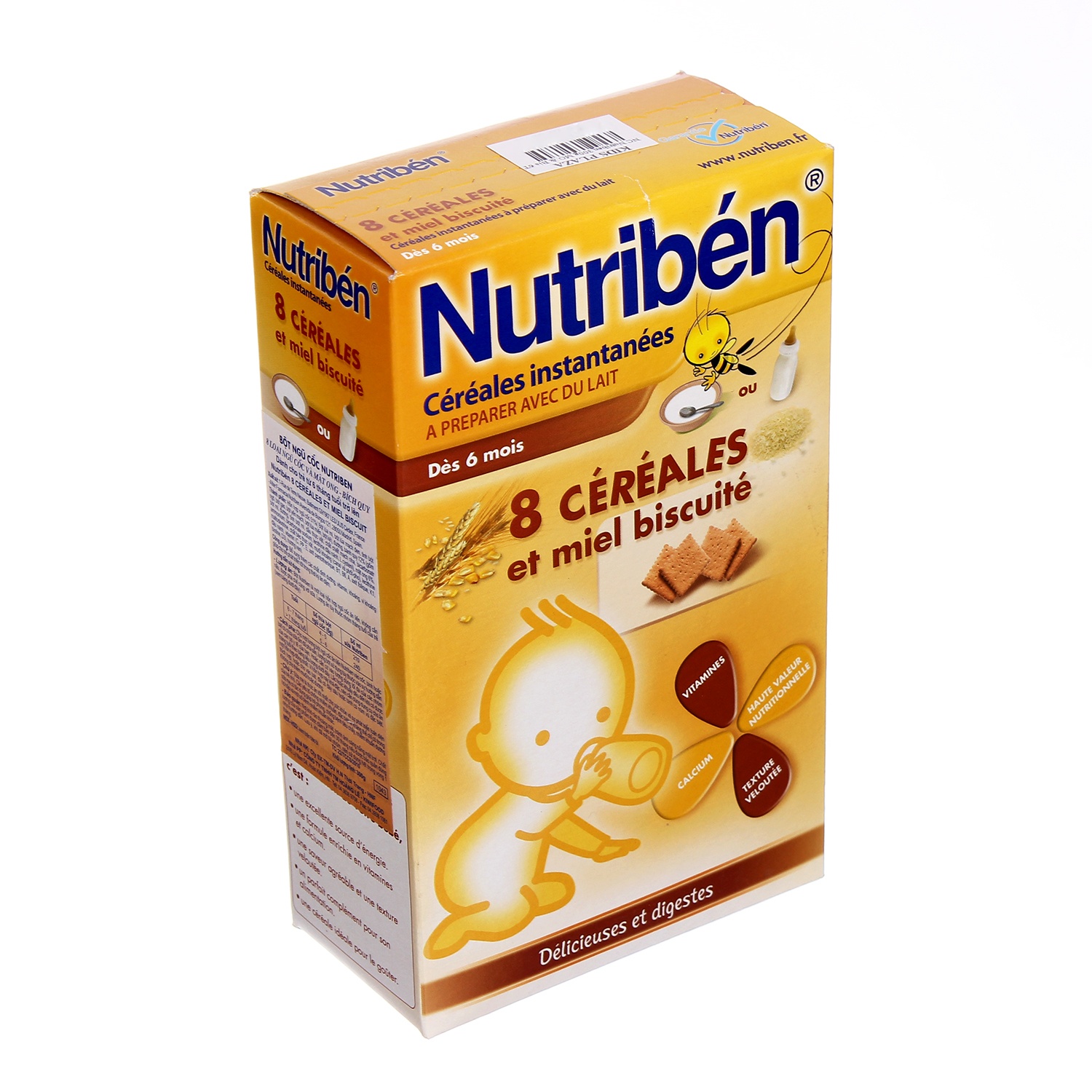 Bột ngũ cốc mật ong Nutriben 300g 6T hình 1