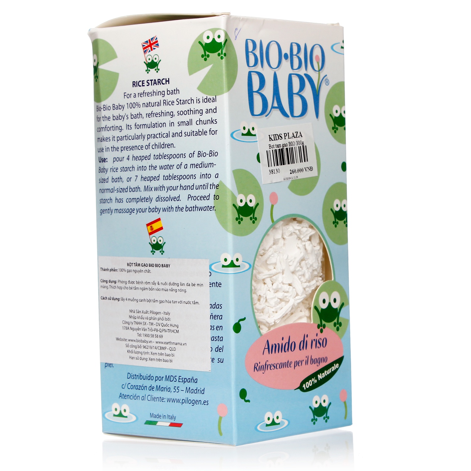 Bột tắm gạo cho bé Bio Bio Baby 300g hình 1