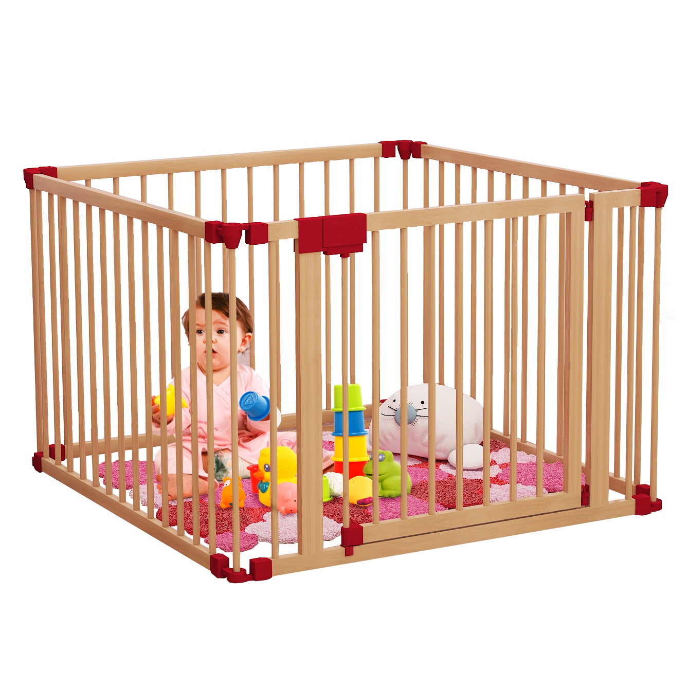 Cũi Playpen 5D 6 cánh hình 1