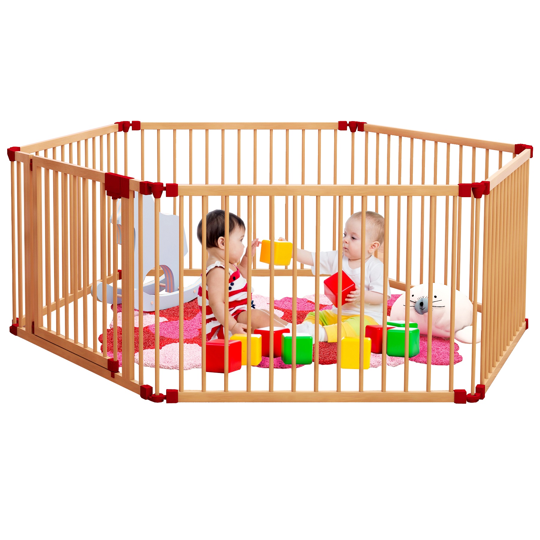 Cũi Playpen 5D 6 cánh hình 5